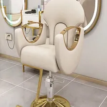 Barber Chair Nail-Beauty-Furniture Salon Popular-Style Hydraulic Gold Luxury New