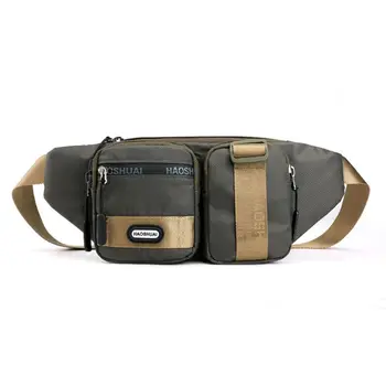 

Men Waist Fanny Pack Chest Bag Belt Pouch Travel Hip Bum Shoulder Bags Purse