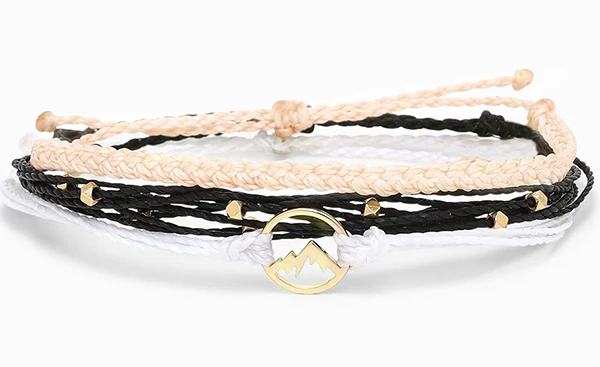 С черным покрытием, нанесенным краскопультом Vsco девушка богемные boho braclets для женщин pulseras нарукавные летние braclets для женщин цепочка ручной работы браслеты дружбы - Окраска металла: С черным покрытием, нанесенным краскопультом