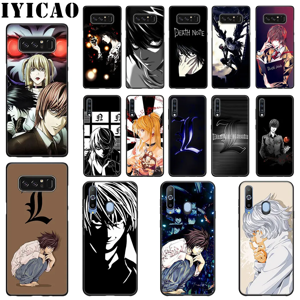 IYICAO Anime Death Note Soft Silicone Case for Samsung A70 A60 A50 A40 A30 A20 A10 M40 M30 M20 M10 8 9 Phone |