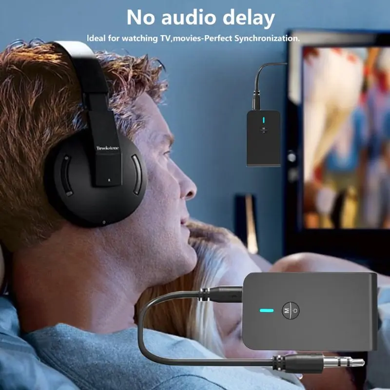 Bluetooth 5 0 Transmitter Receiver 2 In 1 USB Adapter for TV PC Audio Headphone