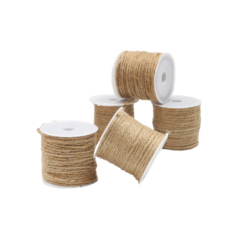 10M Cintas De Tela De Arpillera Cinta De Yute Natural Para Fiestas De Navidad Decoración Del Hogar Y Envoltura De Regalos(8cm