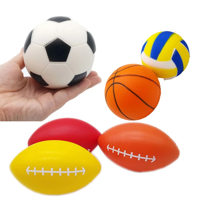 New Fashion Squishy Slow Rising Squeeze Toy Football Volleyball