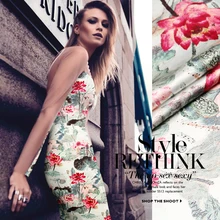 118 см напечатанная китайская шелковая ткань МЕТР 19 мм мягкая шелковая эластичная атласная ткань сатин спандекс натуральный шелк ткань ткань