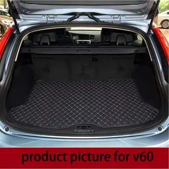 

for volvo v40 V60 leather car trunk mat 2010 2011 2012 2013 2014 2015 2016 2017 2018 cargo liner