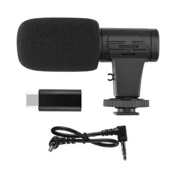 

Mini Portable Mic Adapter 3.5mm Microphone for Insta 360 ONE R Camera Microphone