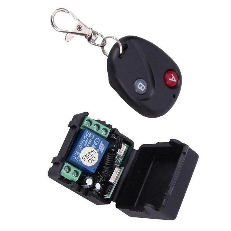 

Vehicle Transmitter Receiver Wireless Remote Control Switch 10A 433MHz