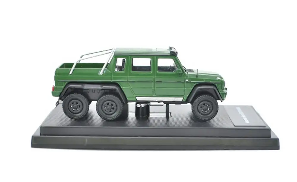 1/64 масштаб Mercedes Benz G63 6X6 AMG зеленый литье под давлением модель автомобиля коллекция игрушек
