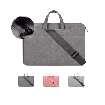 

Newest Waterproof Laptop Shoulder Bag for MacBook Air Pro 13 15 Men Women Notebook Portable Cover Case for Lenovo HP 14.1" 15.6"