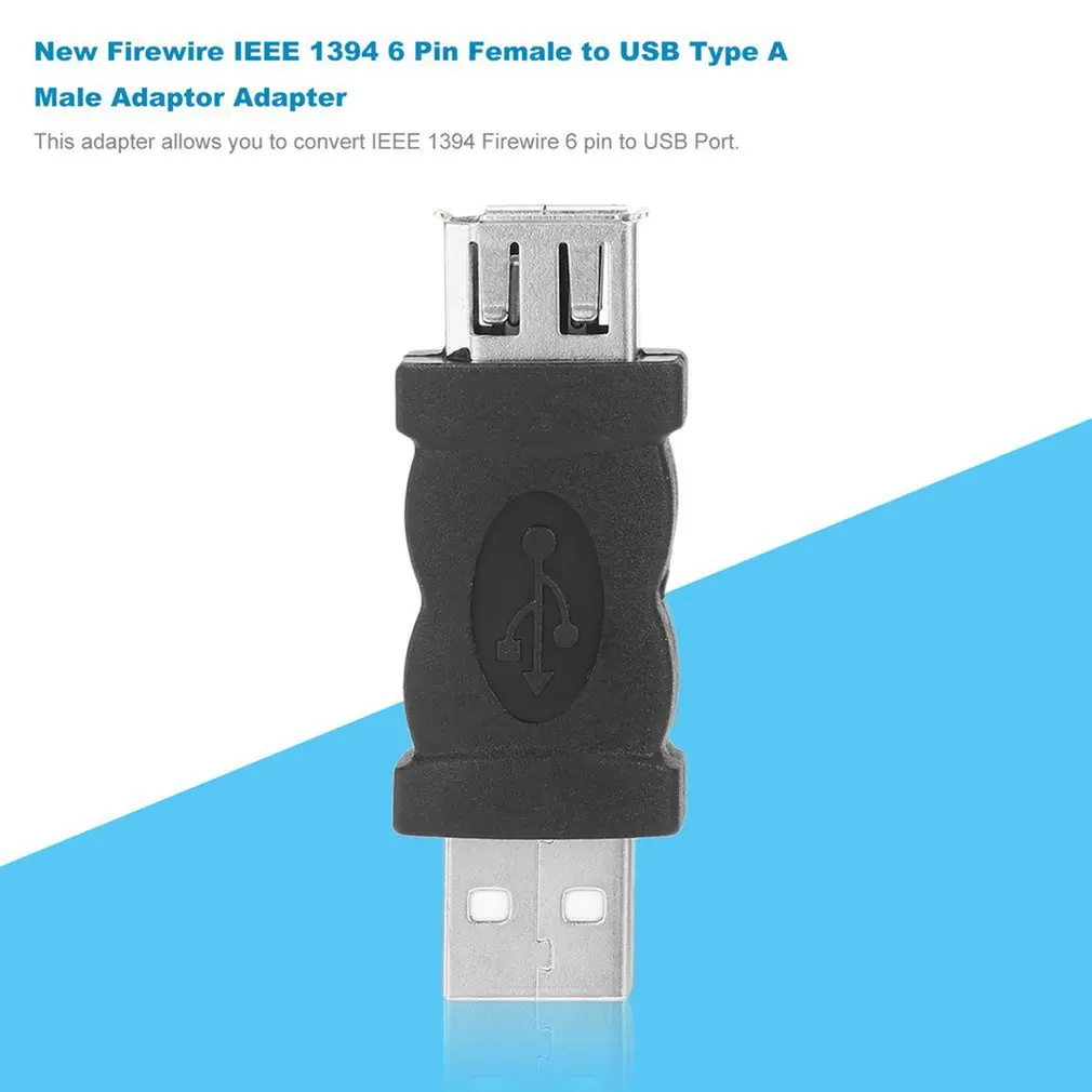 Firewire IEEE 1394 6 контактный разъем USB 2 0 Тип A входящий штекер адаптера переменного