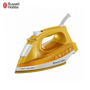 

Electric Irons Russell Hobbs 24800-56 Home Household Laundry Appliance Appliances Iron Light & Easy Brights Mango Steam Iron Wire Iron Light Yellow Mechanical Timer Control Ceramic