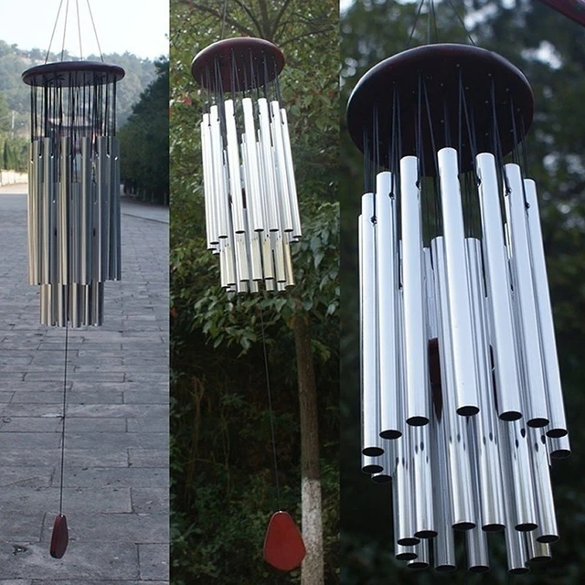 Carillon éolien tubulaire, 1 pièce, cloche en cuivre, décoration de jardin,  salon extérieur, cadeau - AliExpress