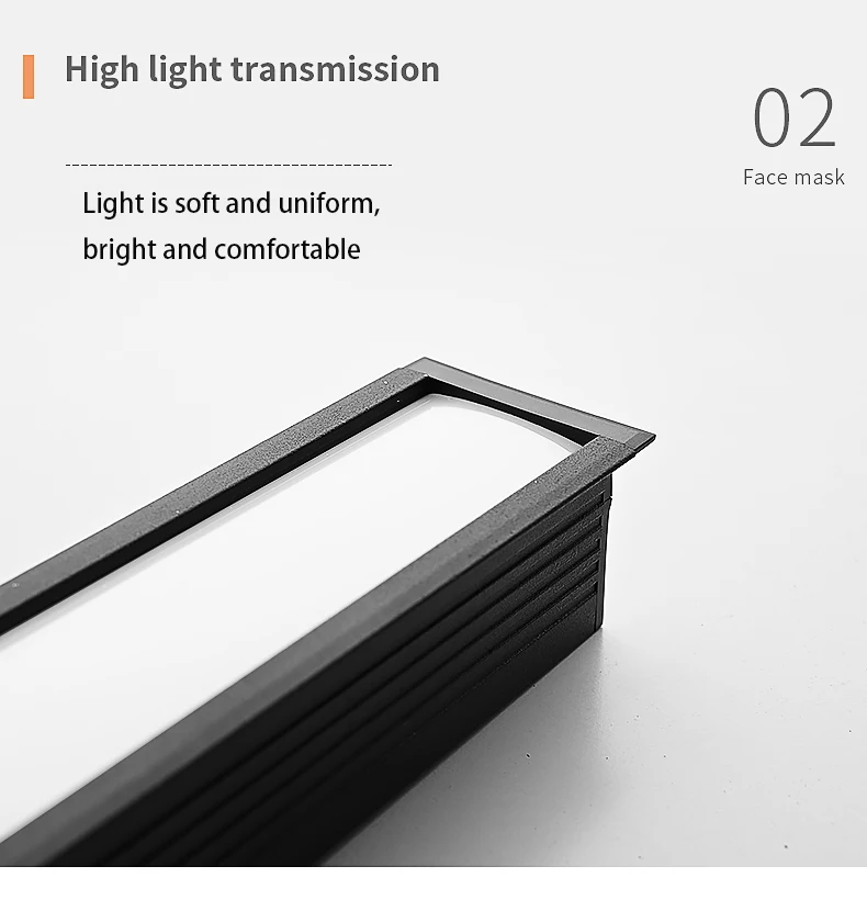 trimless downlights Saiyo LED Strip Light Aluminum Ceiling Profile Recessed Spot Downlight Linear Lamp AC85~265V Long Panel light smart led downlights