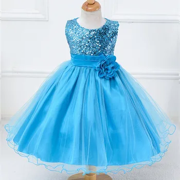 

Children Girls Princess Kids Dresses Girl' Tutu Lace Flower Embroidered Ball Gown Baby Girl Clothes Children Wedding Party Dress