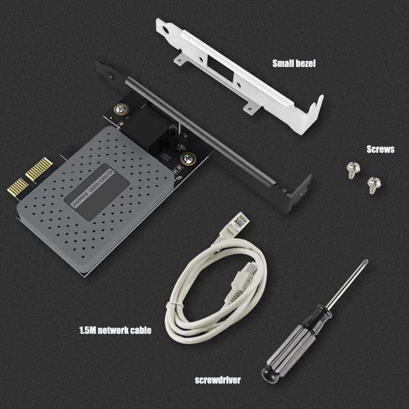 Gigabit Ethernet PCI-E сети карта-бесплатно 10/100/1000 Мбит/с RJ45 LAN адаптер для настольных ПК VH99