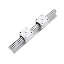 SBR16 16mm długość szyny 300mm 400mm 500mm 600mm prowadnica liniowa z 2 sztuk SBR16UU zestaw cnc router 3D drukuj część prowadnica liniowa