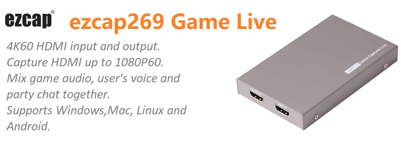 USB3.0 4K 60Hz Карта видеозахвата HDMI к USB 3,0 ключ игровой потоковой прямой поток вещания с микрофоном 3,5 мм геймпад аудио вход