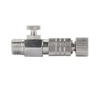 

1/8" Plug Fitting Part Coupler Coupling Disconnect Durable Quick Release Airbrush Replacement Adapter Tools Silver Disconnecting