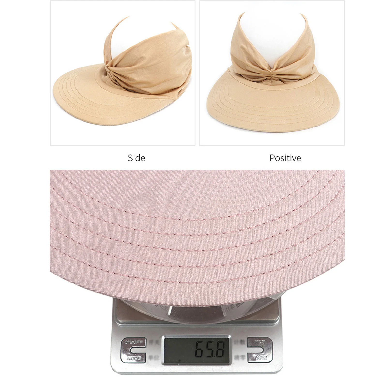Summer Hat Sun Visor Hat Anti-ultraviolet Elastic Hollow Top UV Hats Casual Sunscreen Caps Fishing Sports Cap Outdoor Shading 4