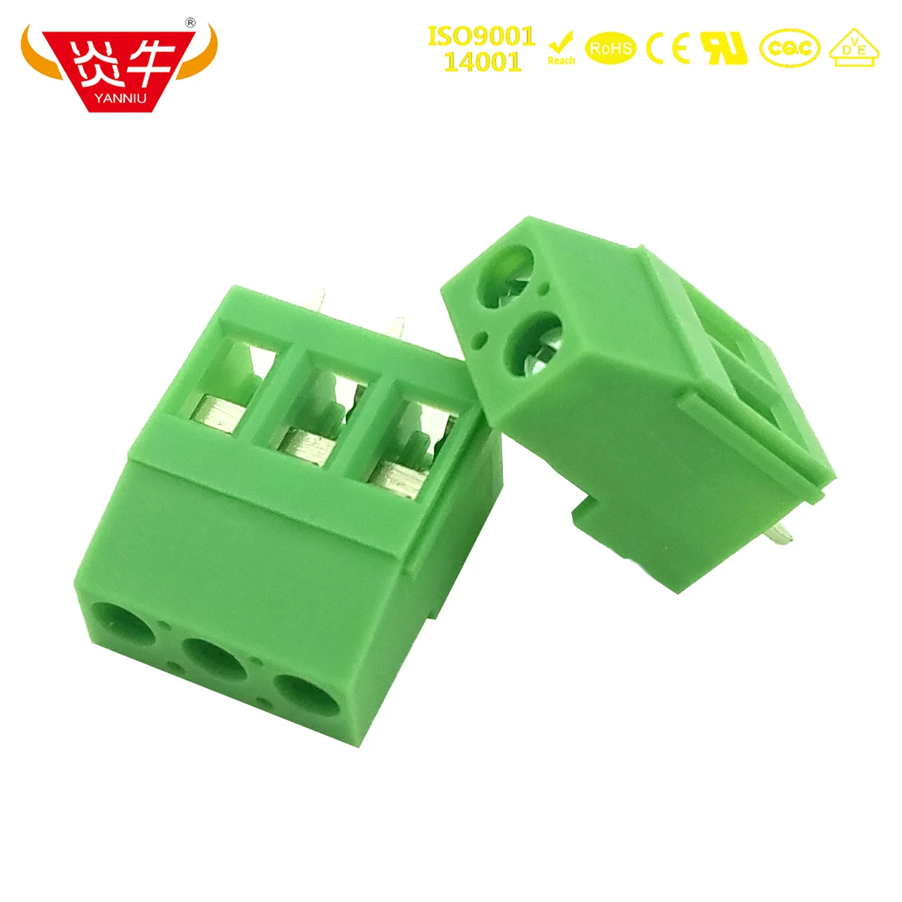 KF129 5 0 2P 3P печатная плата универсальные Винтовые клеммные колодки DG129 мм 2PIN 3PIN MKDS 3/