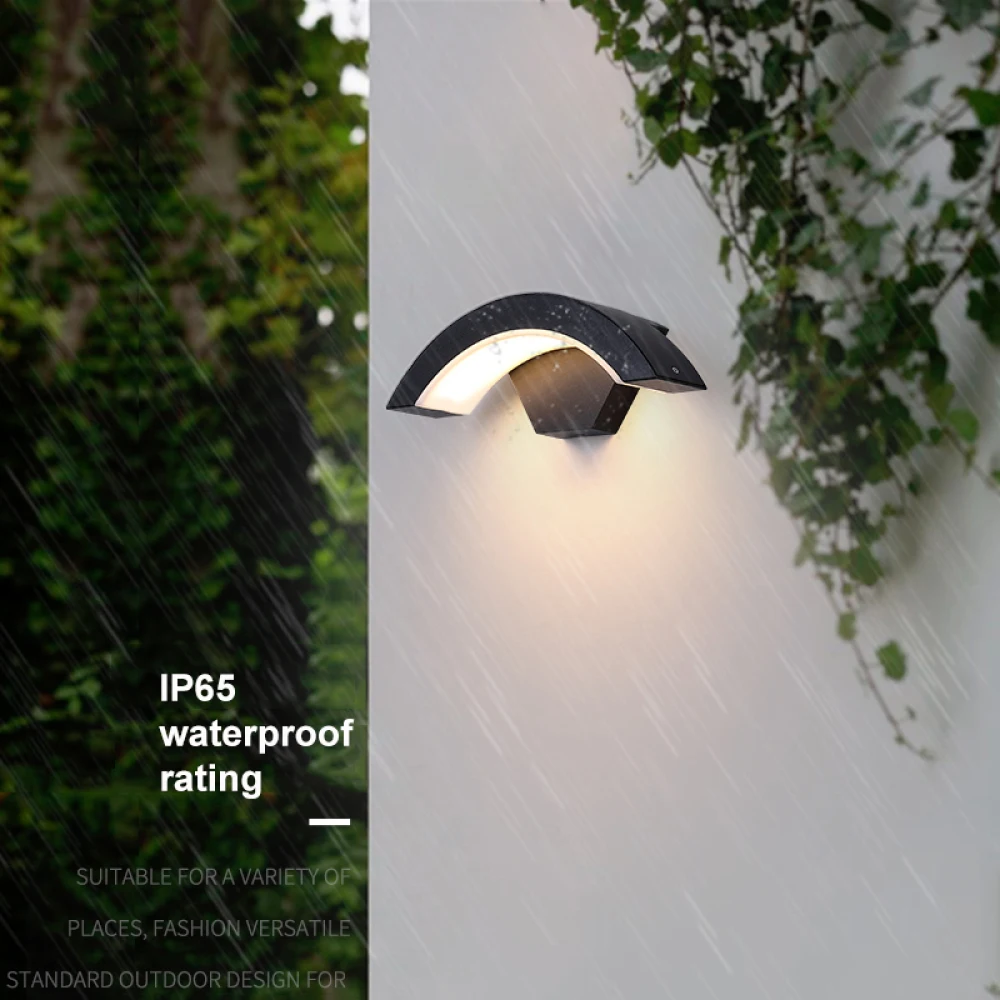Moden Waterproof LED Porch Sconce Wall Lights Outdoor IP65 Sensor Lamp Landscape Spotlight Balcony Corridor Garden ZBW0013