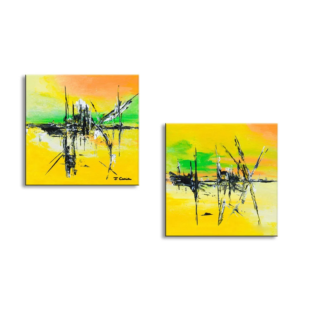 handmade oil painting on canvas modern 100% Best Art Modern Abstract original directly from artis CX2-A | Дом и сад