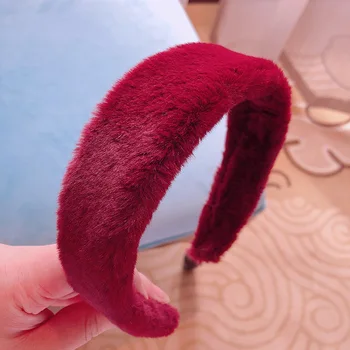 

Christmas Gift Headwear Party Princess Queen Faux Fur Hairbands Halloween Forest Antlers Hairwear Soft Touch