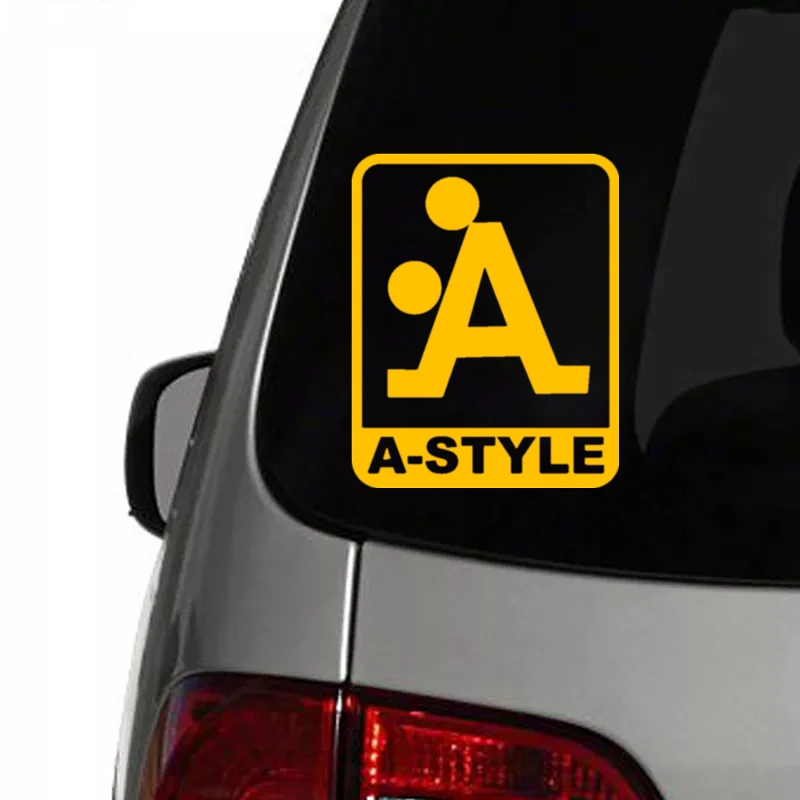 

CS-1619#15*19cm A-Style reflective funny car sticker vinyl decal silver/black for auto car stickers styling car decoration