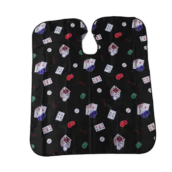 

Pro Salon Barber Hair Cut Hairdressing Coloring Poker Pattern Gown Cloth Cape