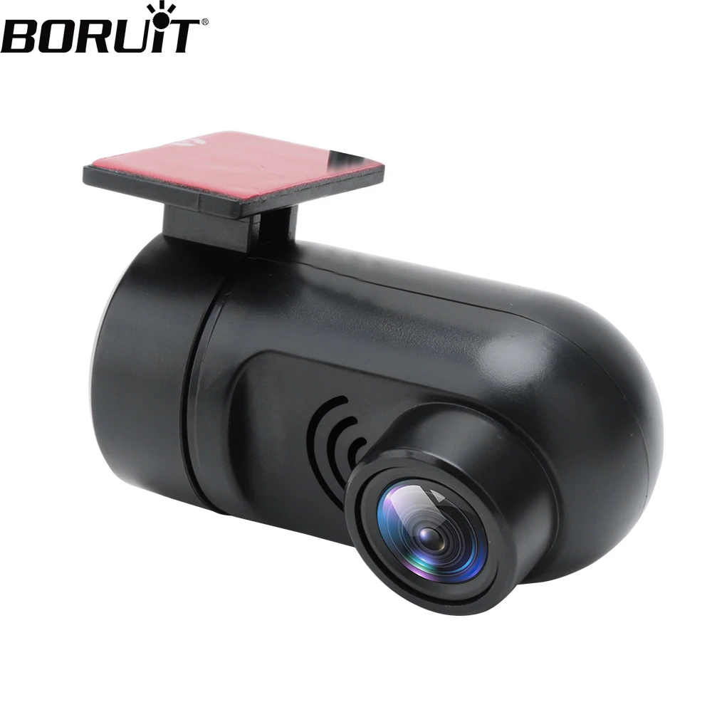 

BORUiT USB Car DVR Camera APP Control Full HD 720P Dash Cam Car Camera ADAS Night Vision 140 Wide Angle Driving Recorder
