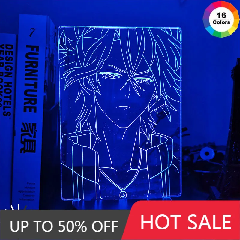 

Светодиодная лампа в виде аниме Yuma Mukami, ночсветильник для спальни, декор для влюбленных, детский подарок на день рождения, ночсветильник, 3d светильник