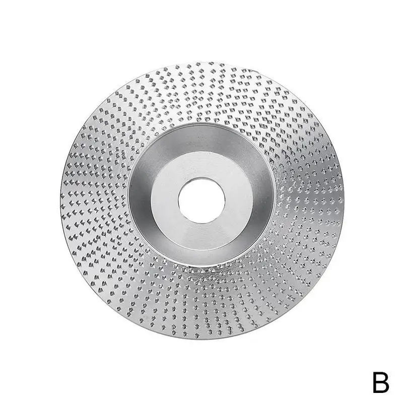 Abrasive Disc For Angle Grinder Tungsten Carbide Coating Bore Shaping Wood Angle Grinding Wheel Sanding Carving Rotary Tool - Цвет: B