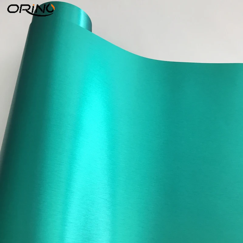 Teal Brushed Metallic Wrap Vinyl-3