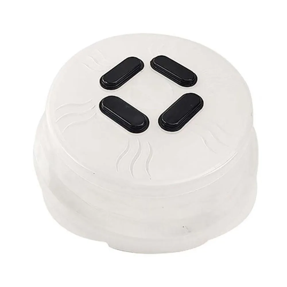 

Food Splatter Guard Professional Microwave Food Anti-Sputtering Cover With Steam Vents Magnetic Splatter Lid Heat Resistant