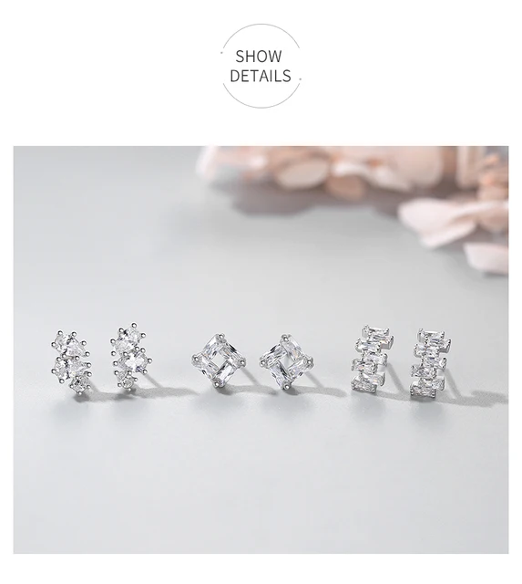 Orecchini In Argento Sterling 925, Classici Orecchini Hip-hop In - Foto 9