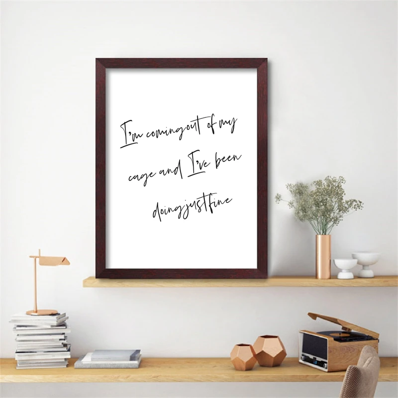 The Killers lyric print