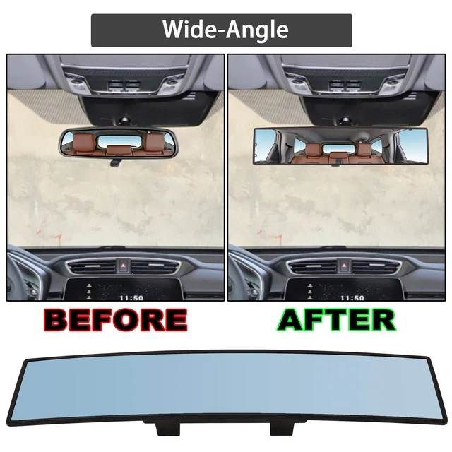 Universal Car Mirror Interior Rearview Mirrors Auto Rear View Mirror Anti-glare Auto Accessories Interior Switches & LED Brand Name: XUKEY