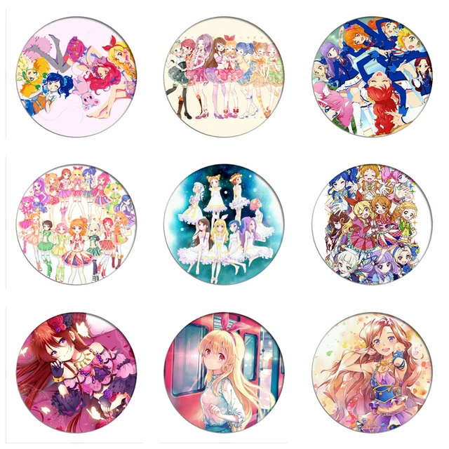 1pcs BanG Dream Cosplay Badges Tsurumaki Kokoro Brooch Pins Rimiri Yamato  Maya Collection Badge for Backpacks Clothes