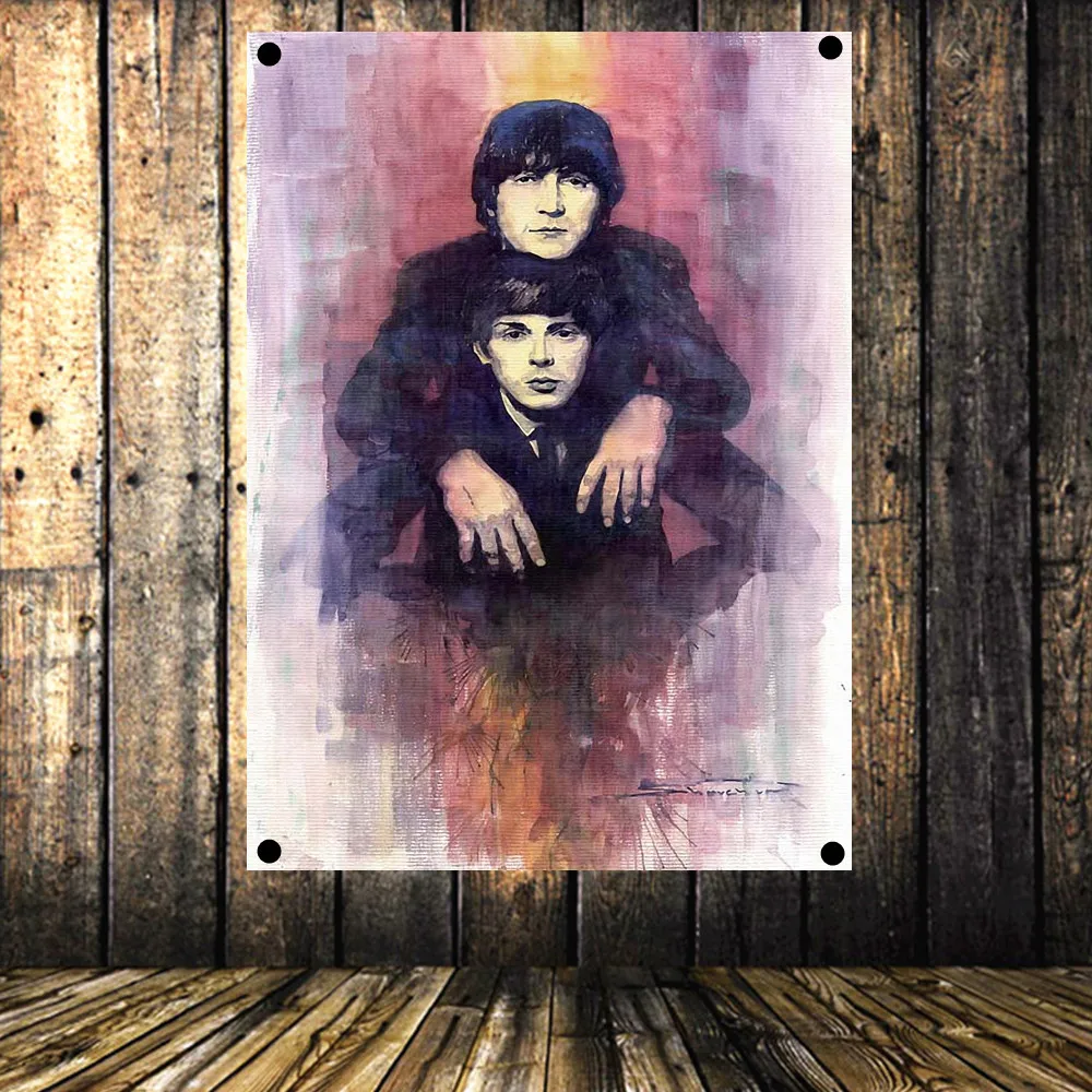 Classic Rock Land Lead Singer Poster Flag Banner High Imitation Oil Painting Canvas Art Concert Music Festival Party Decor B21 | Дом и сад