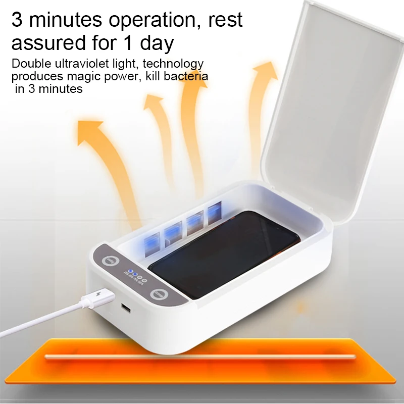 5V UV Light Phone Sterilizer Box Jewelry Phones Cleaner Personal Sanitizer Disinfection Cabinet Home Equipment Insect Repellent | Дом и сад