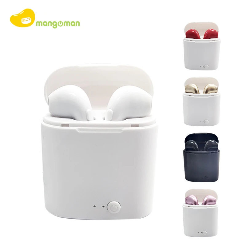 

Mangoman i7s Tws Wireless Bluetooth Earphones Bluetooth Headset Wireless Earbuds Charging case Earphone For Phone i7s Headphones