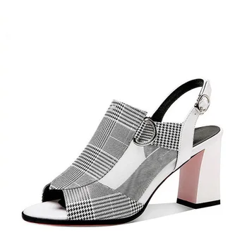 

sexy summer Women Sandals Pumps Fashion Ladies High Heels Female Zapatos Mujer Ankle Strap Pointed Toe Women Shoes Woman sandal