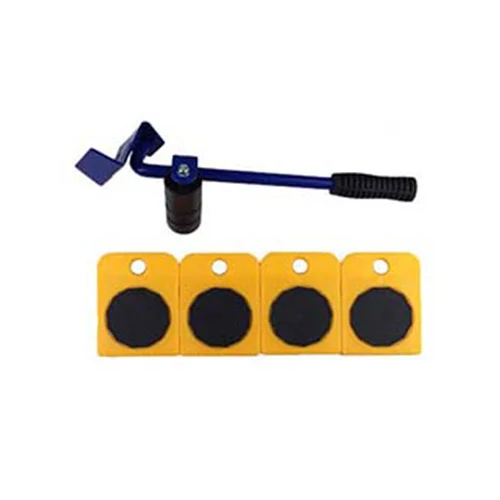 Yellow and Blue 5 в 1 движущийся инструмент для обработки тяжелых предметов, бытовая мебель, мобильное устройство, экономия труда, набор ручных инструментов - Цвет: Yellow and Blue