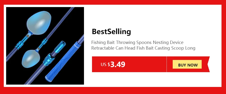 Fishing Bait Throwing Spoons Nesting Device Retractable Can Head Fish Bait Casting Scoop Long Throw Fixed Point Fishing Gear