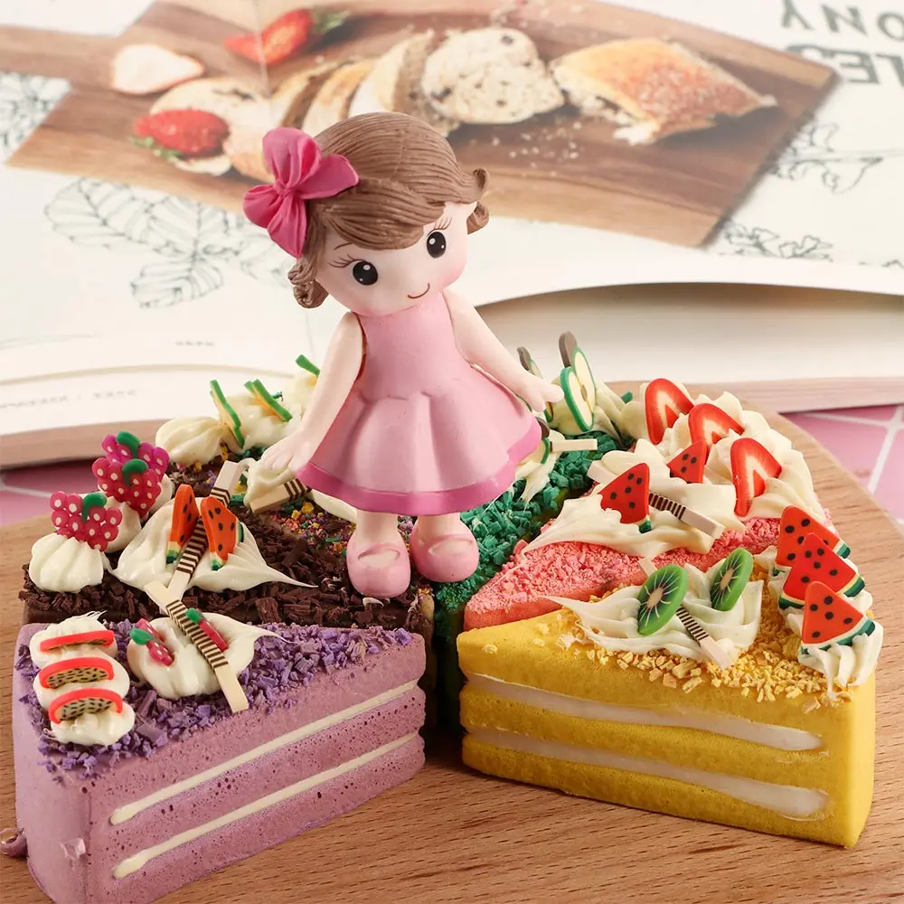 Pink Castle Girl Bow Little Princess Girl's Happy Birthday Cake Topper Kid Party Supplies Pink Love Gifts Dessert Ballet Girl birthday party supplies,cake topper,cake decorations,cake toppers