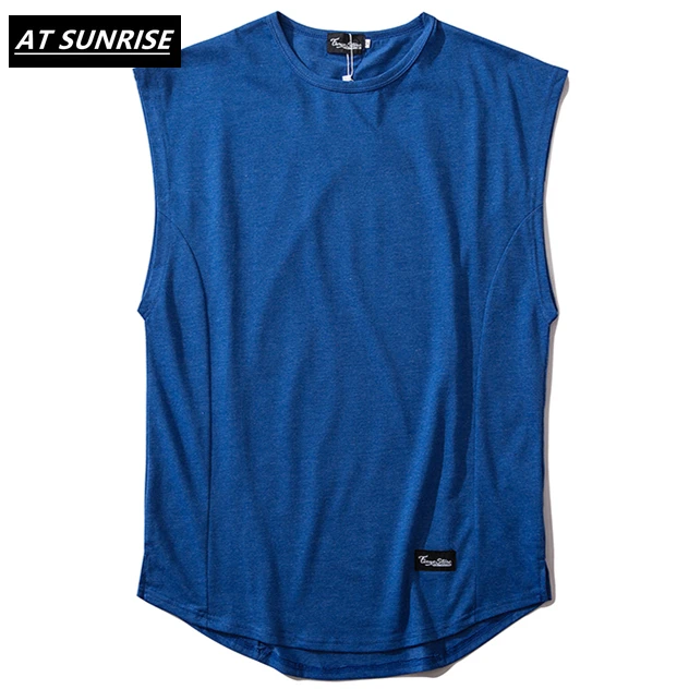 

Solid color hip hop Men's Tank Tops Running Vest Fitness Sleeveless Undershirts Male Gym Tank Top Men Loose Sport Vest Plus Size