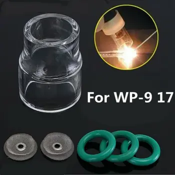 

6Pcs Welding Torch Lens Green Glass Cup TIG Soldering Heat Resistance Tools