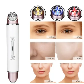 

Double Head RF&EMS Radio Mesotherapy Electroporation Face Beauty Pen Frequency LED Photon Face Skin Rejuvenation Wrinkle Remover