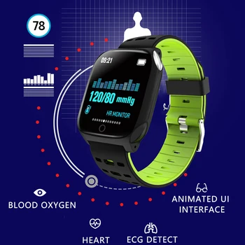 

Smart bracelet ECG PPG watch blood pressure waterproof ip67 smart band sleep tracker smart sport wristband pk h9 n88 smart watch
