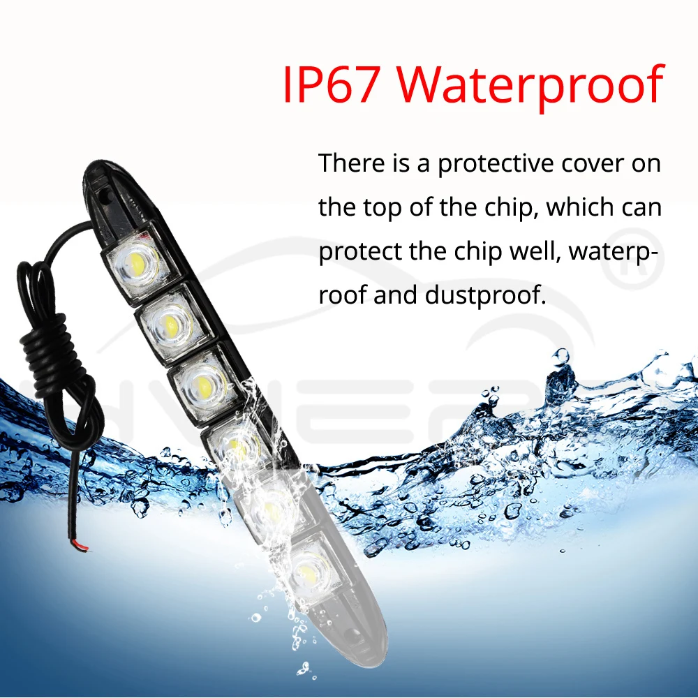 Hviero Car Styling COB DRL Fog Lights Flexible Silicone white Daytime Running Lights Auto Head Lamp Waterproof 10w Bright Led Fog Light car styling